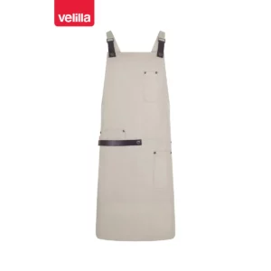 Delantal con peto Velilla MEZCAL 404215 Almendra, vista frontal