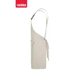 Delantal con peto Velilla MEZCAL 404215 Almendra, vista lateral