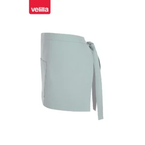 Delantal corto Velilla NOUGAT 404224 Eucalipto, vista lateral