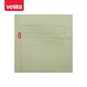 Delantal corto Velilla NOUGAT 404224 Pistacho, detalle de bolsillo central