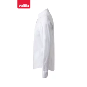 Camisa oxford stretch mujer Velilla 405005S Blanco, vista lateral