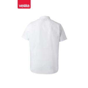 Camisa manga corta hombre Velilla 405008 Blanco, vista trasera