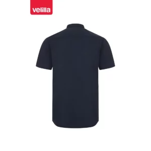 Camisa manga corta hombre Velilla 405008 Azul navy, vista trasera