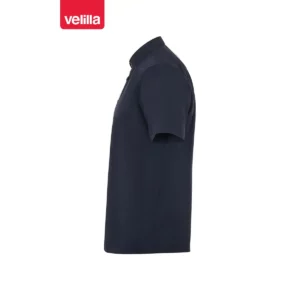Camisa manga corta hombre Velilla 405008 Azul navy, vista lateral