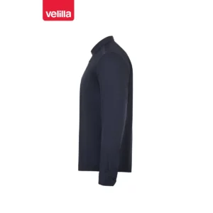 Camisa manga larga hombre Velilla 405009 Azul navy, vista lateral