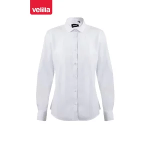 Camisa manga larga mujer Velilla 405011 Blanco, vista frontal