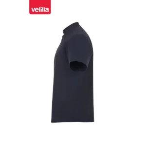Camisa cuello tirilla hombre Velilla 405012S Azul navy, vista lateral