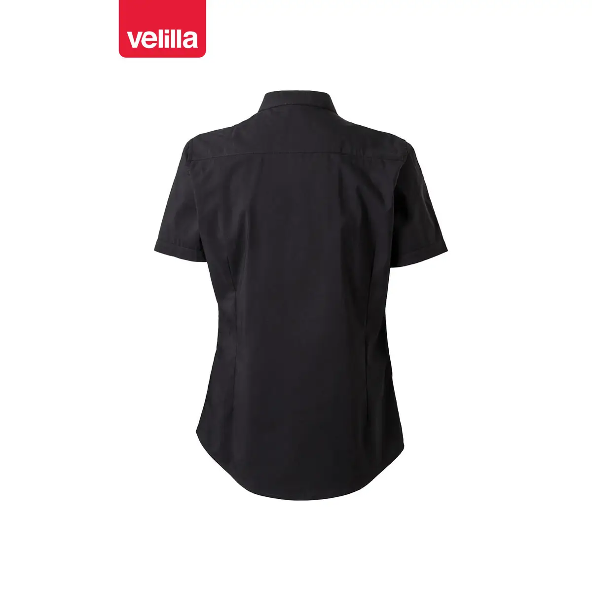 Camisa cuello tirilla mujer Velilla 405014S 10 Camisa cuello tirilla mujer Velilla 405014S Negro, vista trasera
