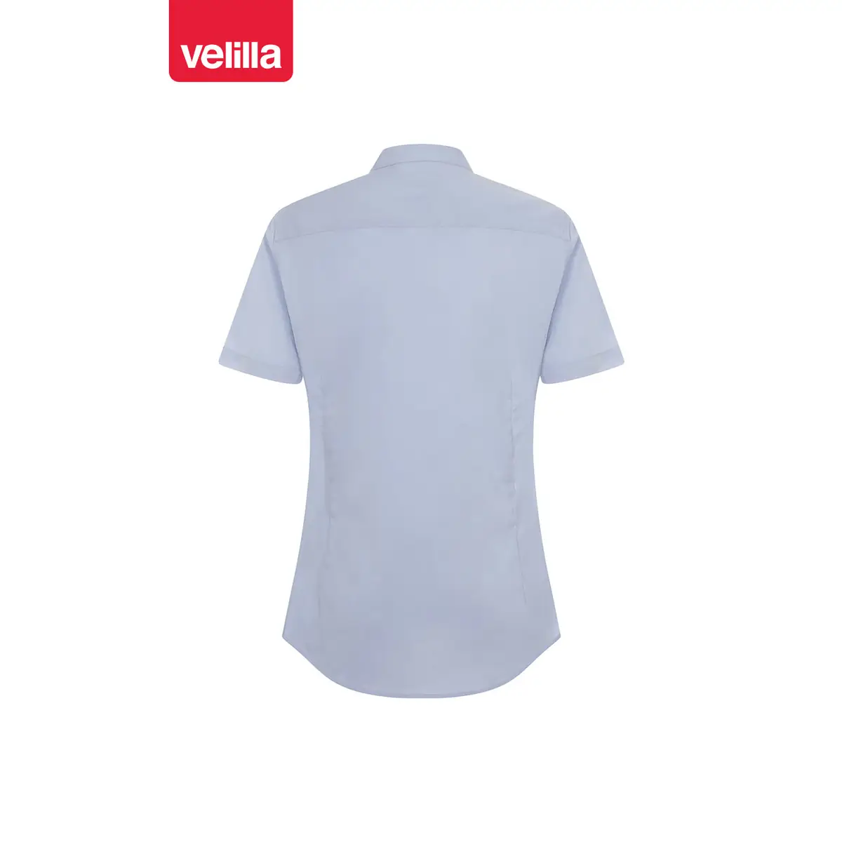 Camisa cuello tirilla mujer Velilla 405014S 16 Camisa cuello tirilla mujer Velilla 405014S Celeste, vista trasera