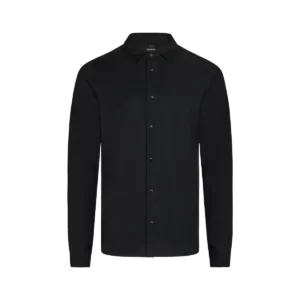 Camisa antiarrugas hombre Velilla 405020S Negro, vista frontal
