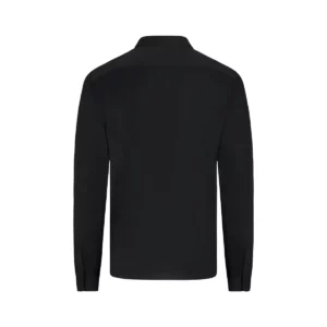 Camisa antiarrugas hombre Velilla 405020S Negro, vista trasera