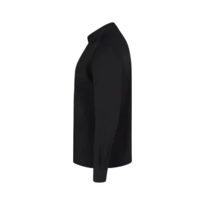 Camisa antiarrugas hombre Velilla 405020S Negro, vista lateral