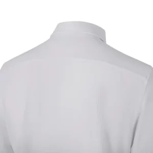 Camisa antiarrugas hombre Velilla 405020S Blanco, detalle de canesú de espalda