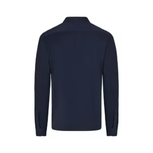 Camisa antiarrugas hombre Velilla 405020S Azul navy, vista trasera