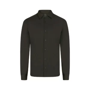 Camisa antiarrugas hombre Velilla 405020S Verde mineral, vista frontal