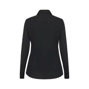 Camisa antiarrugas mujer Velilla 405020SW Negro, vista trasera