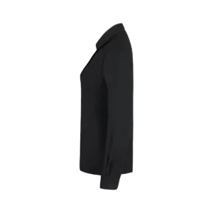 Camisa antiarrugas mujer Velilla 405020SW Negro, vista lateral