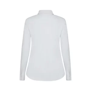 Camisa antiarrugas mujer Velilla 405020SW Blanco, vista trasera