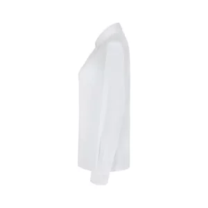 Camisa antiarrugas mujer Velilla 405020SW Blanco, vista lateral
