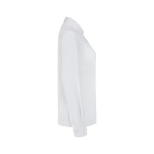 Camisa antiarrugas mujer Velilla 405020SW Blanco, vista lateral opuesta
