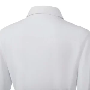 Camisa antiarrugas mujer Velilla 405020SW Blanco, detalle de canesú de espalda