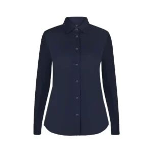 Camisa antiarrugas mujer Velilla 405020SW Azul navy, vista frontal