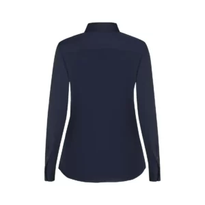 Camisa antiarrugas mujer Velilla 405020SW Azul navy, vista trasera