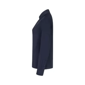 Camisa antiarrugas mujer Velilla 405020SW Azul navy, vista lateral
