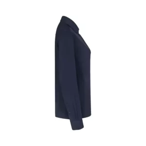 Camisa antiarrugas mujer Velilla 405020SW Azul navy, vista lateral opuesta