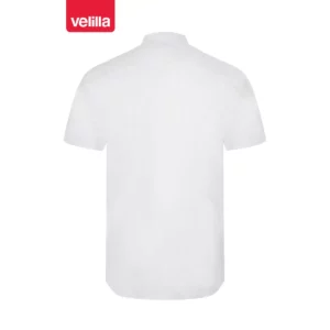 Camisa oxford stretch hombre Velilla 405024S Blanco, vista trasera