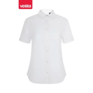 Camisa oxford stretch mujer Velilla 405025S Blanco, vista frontal
