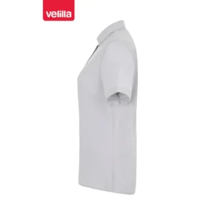 Camisa oxford stretch mujer Velilla 405025S Gris hielo, vista lateral