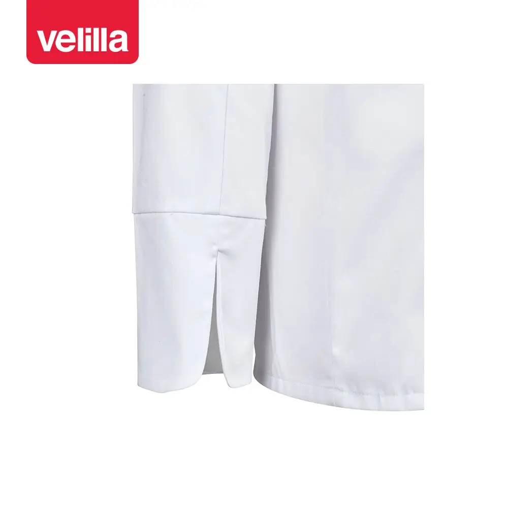 Chaqueta de cocina con cremallera Velilla 405202TC 14 Chaqueta de cocina con cremallera Velilla 405202TC Blanco, detalle de puño