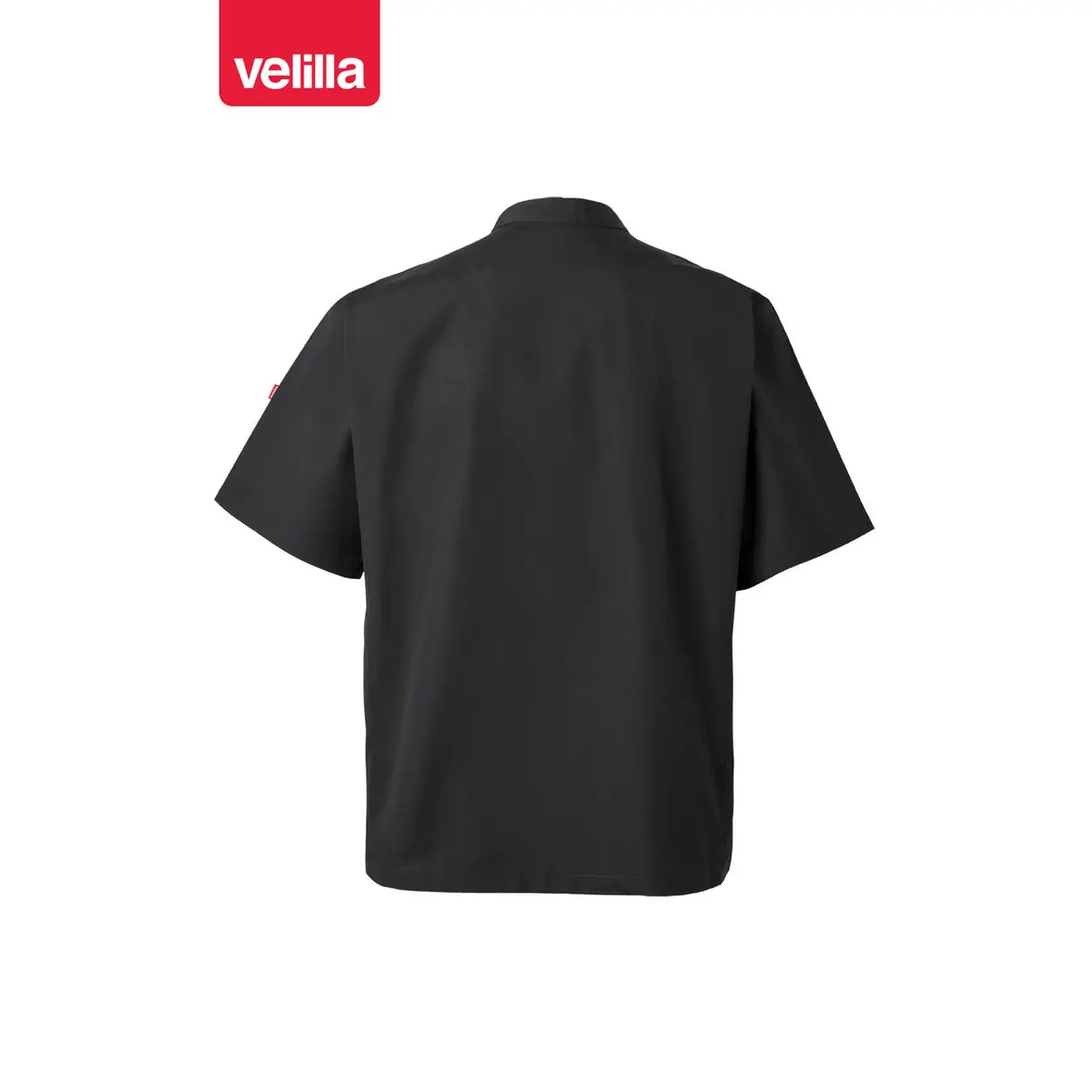 Chaqueta de cocina manga corta Velilla 405205 7 Chaqueta de cocina manga corta Velilla 405205 negro, vista trasera