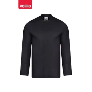 Chaqueta de cocina Velilla 405208 negro, vista frontal