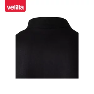 Chaqueta de cocina manga corta Velilla 405209 Negro, detalle de cuello
