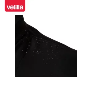 Chaqueta de cocina manga corta Velilla 405209 Negro, detalle de tejido