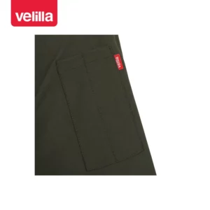 Chaqueta de cocina manga corta Velilla 405209 Verde oliva, detalle de bolsillo de la manga
