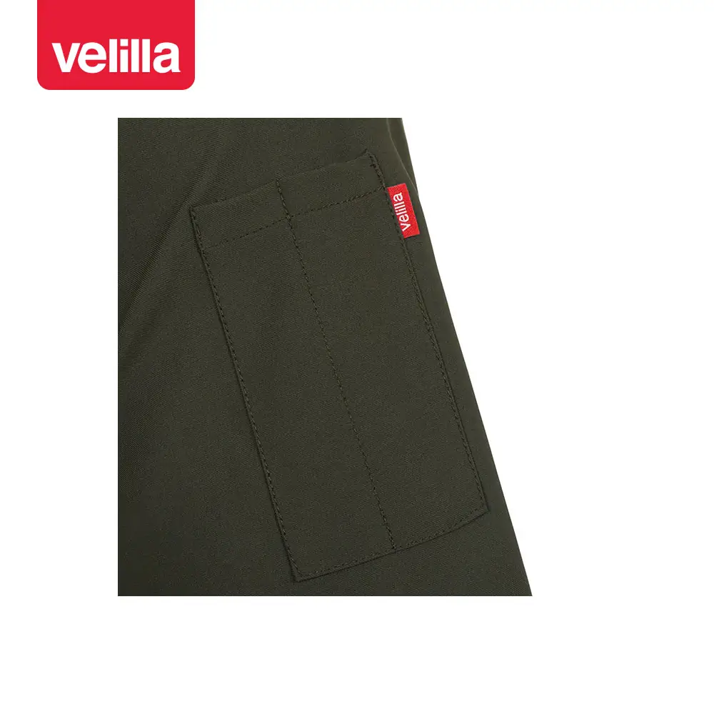Chaqueta de cocina manga corta Velilla 405209 18 Chaqueta de cocina manga corta Velilla 405209 Verde oliva, detalle de bolsillo de la manga
