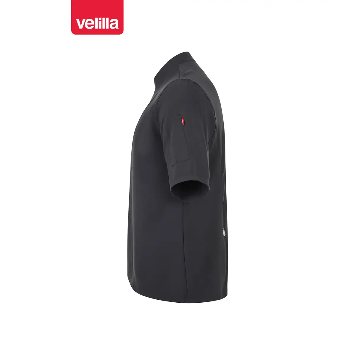 Chaqueta de cocina manga corta Velilla 405209 21 Chaqueta de cocina manga corta Velilla 405209 Gris oscuro, vista lateral