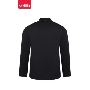 Chaqueta de cocina Velilla SHIFT 405211 Negro, vista trasera