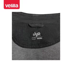 Chaqueta de cocina dénim Velilla 405212S Dénim gris oscuro, detalle de colgador interior