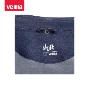 Chaqueta de cocina dénim mujer Velilla 405212SW Dénim azul, detalle de colgador interior