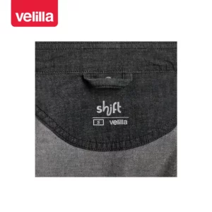 Chaqueta de cocina dénim mujer Velilla 405212SW Dénim gris oscuro, detalle de colgador interior