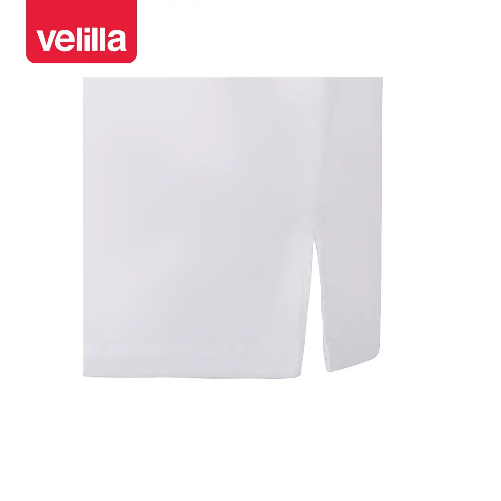Chaqueta cocina manga corta Velilla 405222 10 Chaqueta cocina manga corta Velilla 405222 blanco, detalle de abertura lateral