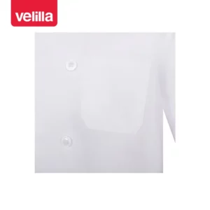 Chaqueta cocina manga corta Velilla 405222 blanco, detalle de bolsillo de pecho