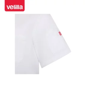 Chaqueta cocina manga corta Velilla 405222 blanco, detalle de manga