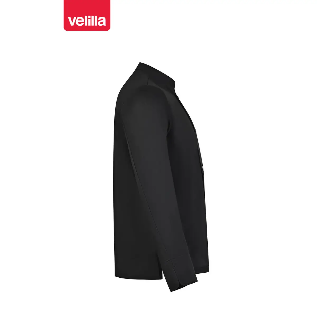 Chaqueta cocina manga larga Velilla 405224 7 Chaqueta cocina manga larga Velilla 405224 negro, vista lateral