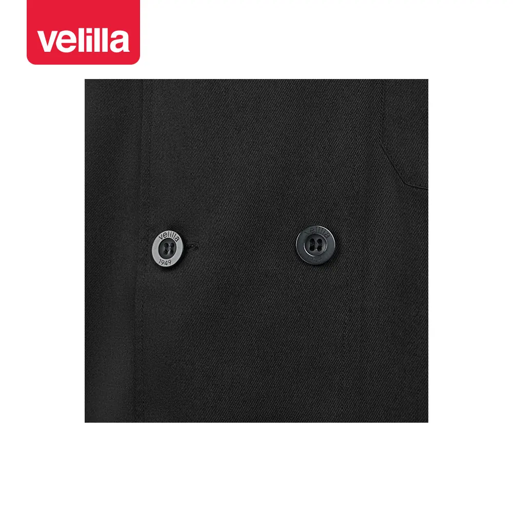 Chaqueta cocina manga larga Velilla 405224 14 Chaqueta cocina manga larga Velilla 405224 negro, detalle de botones