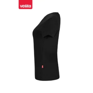 Camiseta mujer Velilla 405501 Negro, vista lateral